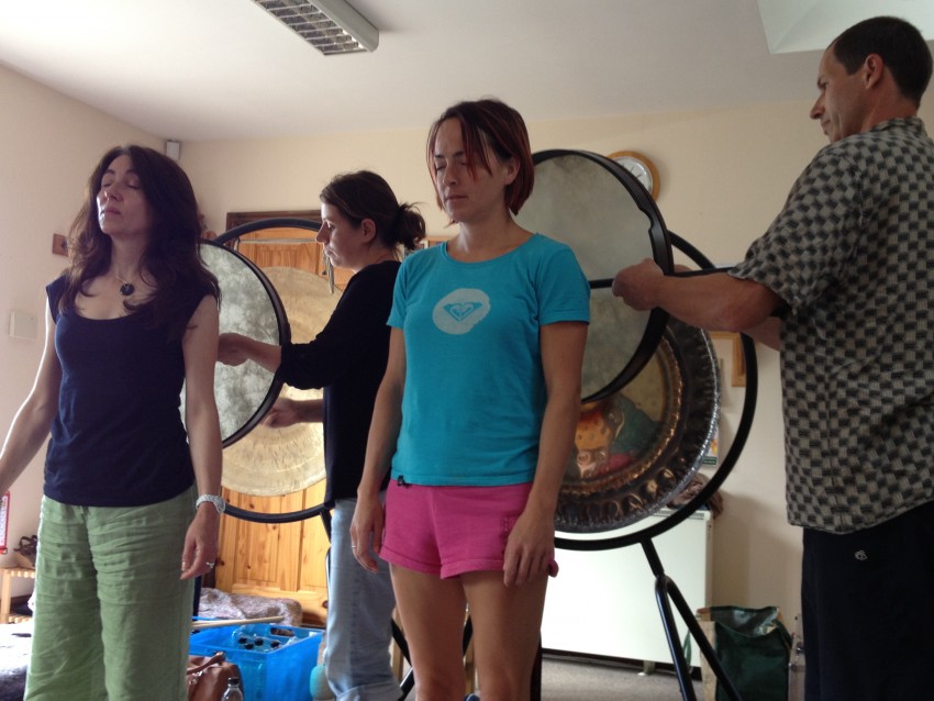 Introduction to Sound Therapy group healing session Sound Gong Bath